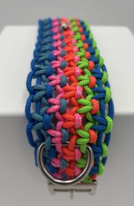 Makramee-Biothane Hundehalsband "Beach Girl"