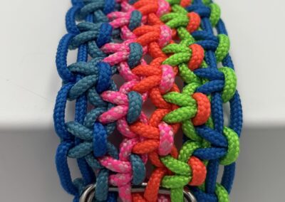 Makramee-Biothane Hundehalsband "Beach Girl"