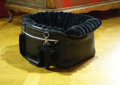 CozyJetBag - Multifunktionale Hundetasche (Schwarz)