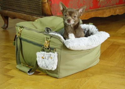 CozyJetBag - Multifunktionale Hundetasche (Army Green)