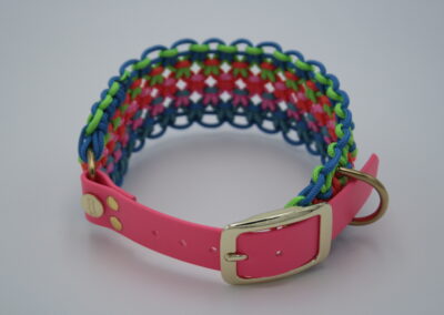 Makramee-Biothane Hundehalsband "Beach Girl"